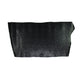 Black coconut embossed piece of leather