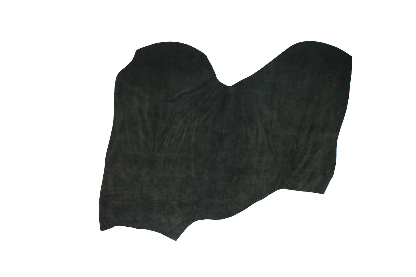 Trozo de piel serraje gris carbon