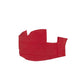 Piece of rustic red cowhide