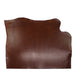 Trozo de piel vaquetilla marron envejecido