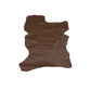 Trozo de piel forro cabra marron oscuro