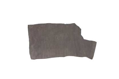 Trozo de piel serraje gris topo