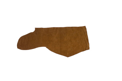 Trozo de piel serraje marron canela