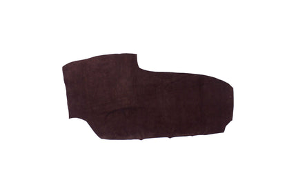 Trozo de piel serraje marron