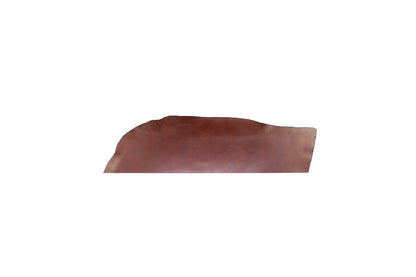 Trozo de piel vaquetilla marron envejecido