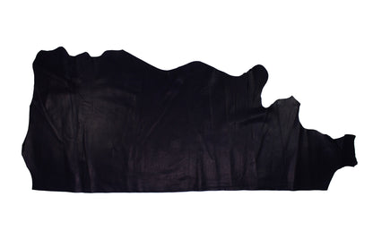 Trozo de piel vacuno rustico negro