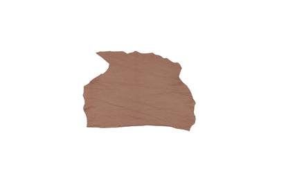 Trozo de piel forro cordero marron claro
