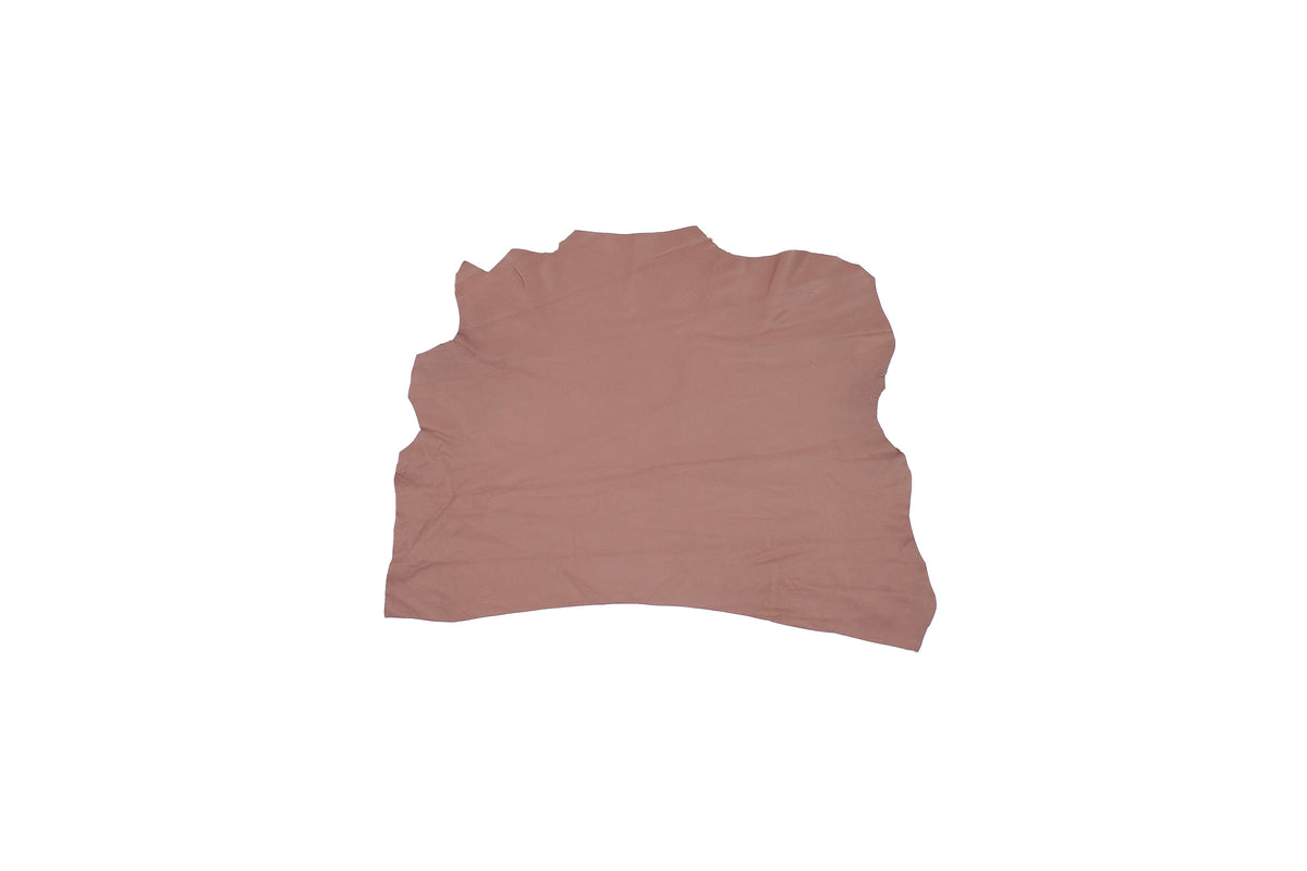 Trozo de piel forro cordero marron claro