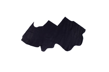 Trozo de piel vacuno rustico negro