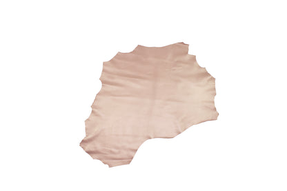 Trozo de piel cabra laminada oro rosa