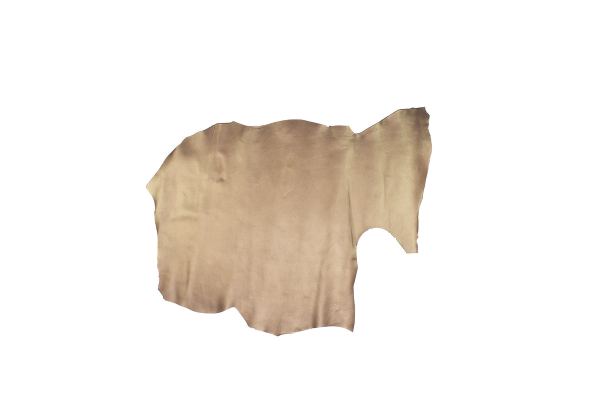 Trozo de piel cabra bronce