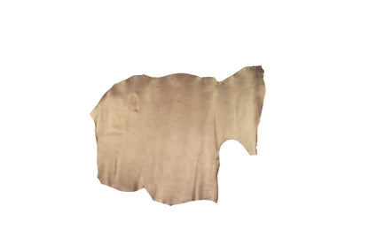 Trozo de piel cabra bronce