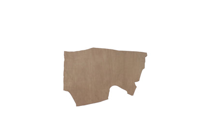 Trozo de piel serraje taupe
