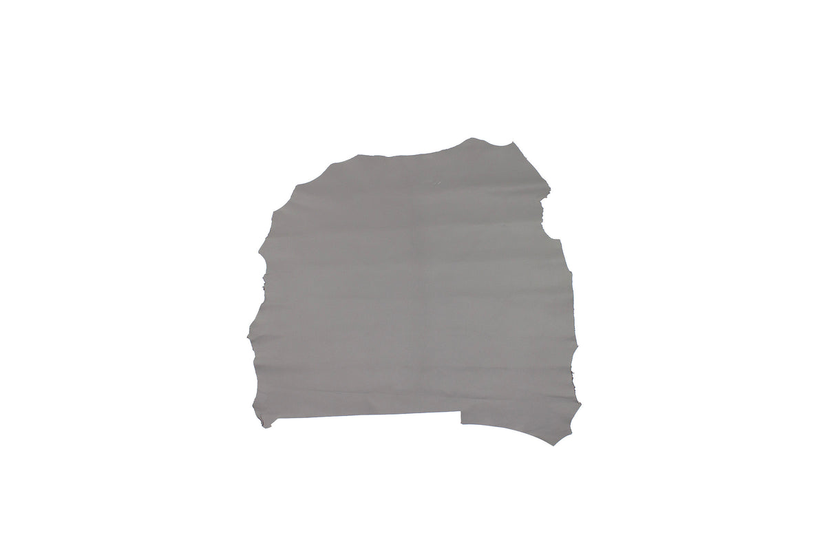 Trozo de piel cabra gris