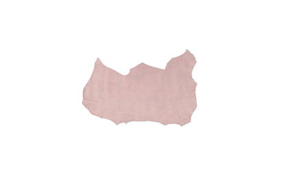 Trozo de piel cabra rosa nude envejecido