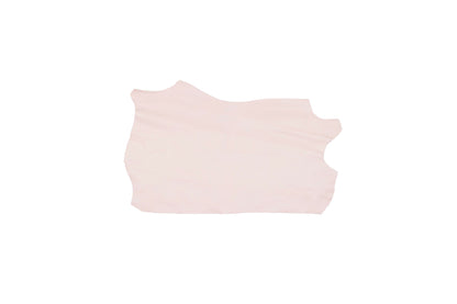Trozo de piel forro cabra rosa pastel