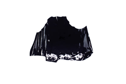 Trozo de piel charol negro