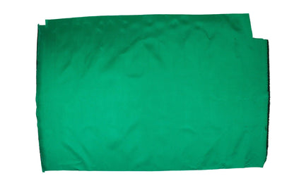 Trozo de tejido raso verde - La Tendeta del Cuero