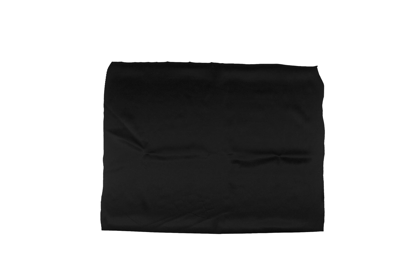 Trozo de tejido raso elastico negro