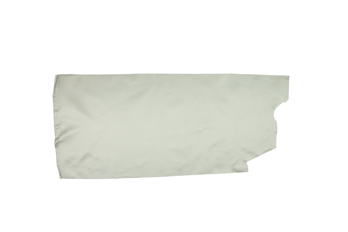 Trozo de tejido raso plata