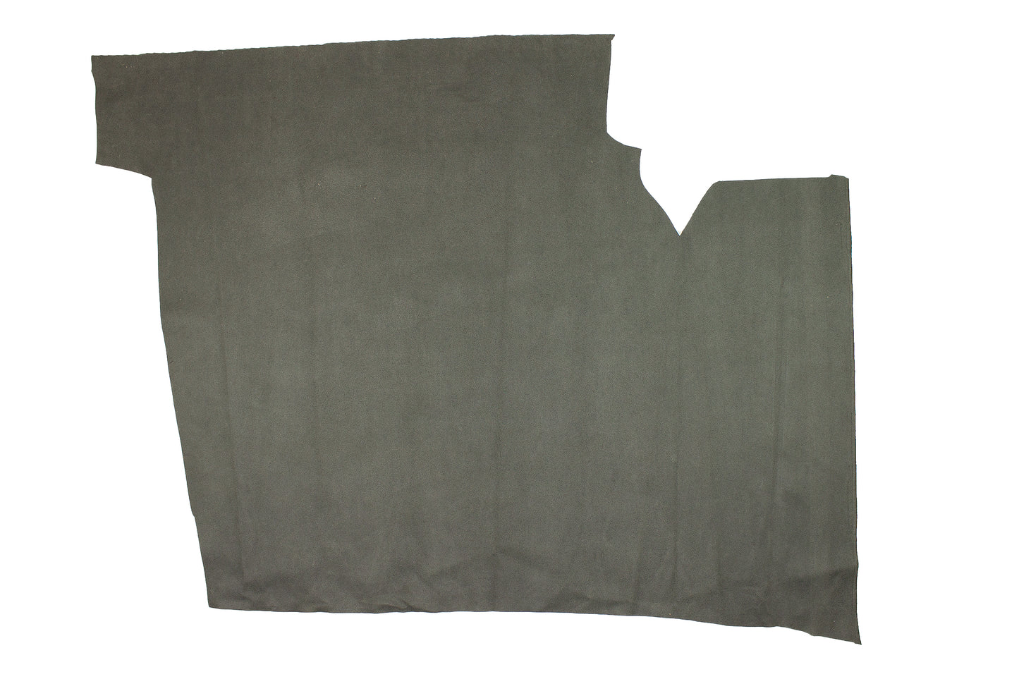 Trozo de sintetico forro microfibra gris