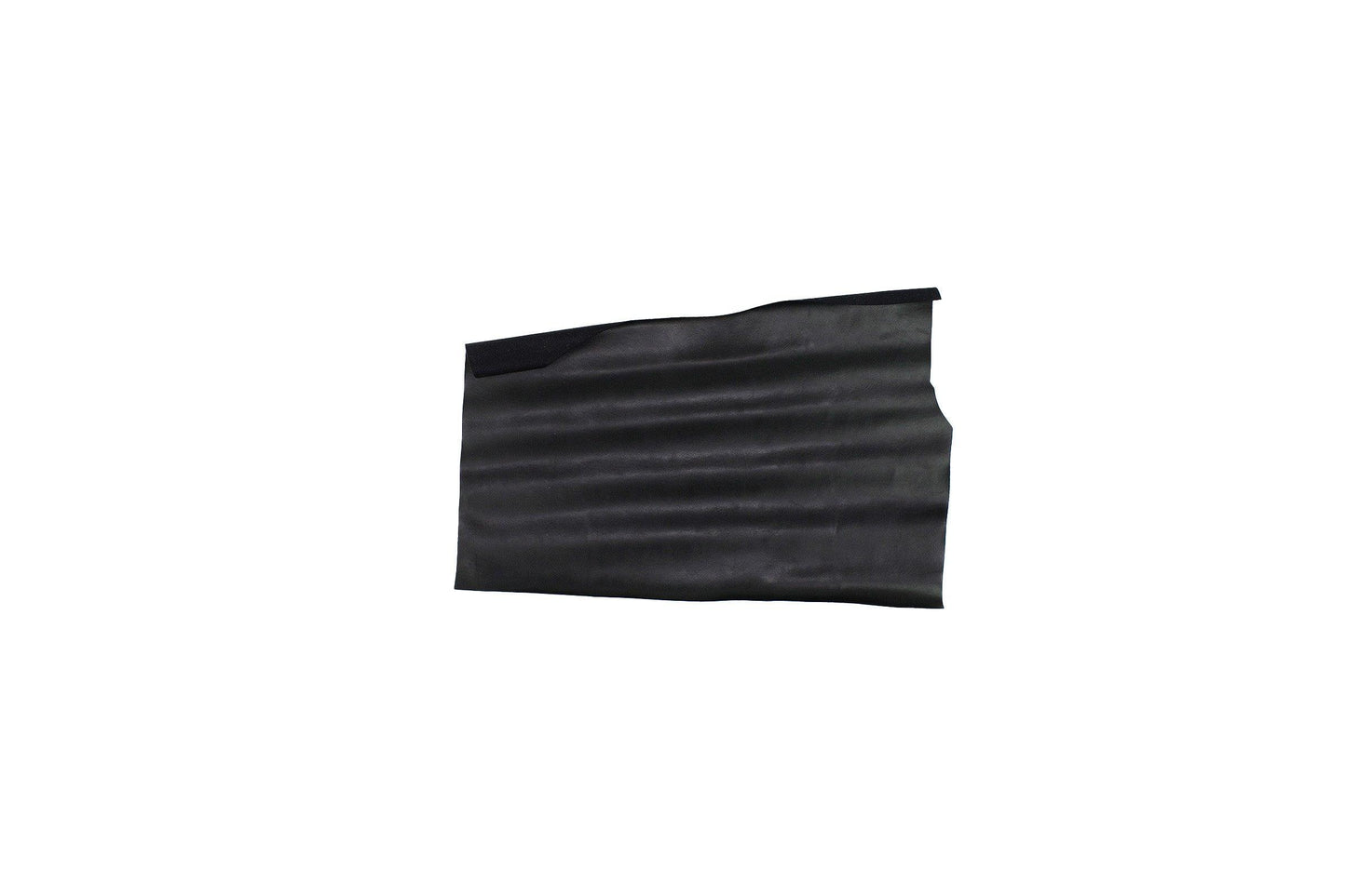 Piece of black napa synthetic leather
