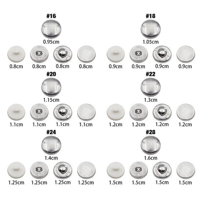 Buttons for covering 100 pcs.