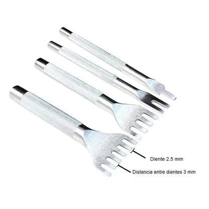 Tenedor plano para tireta - La Tendeta del Cuero