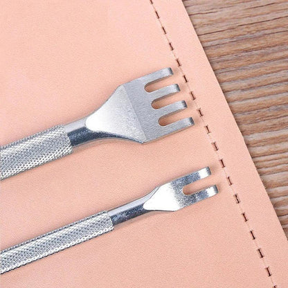 Tenedor plano para tireta - La Tendeta del Cuero