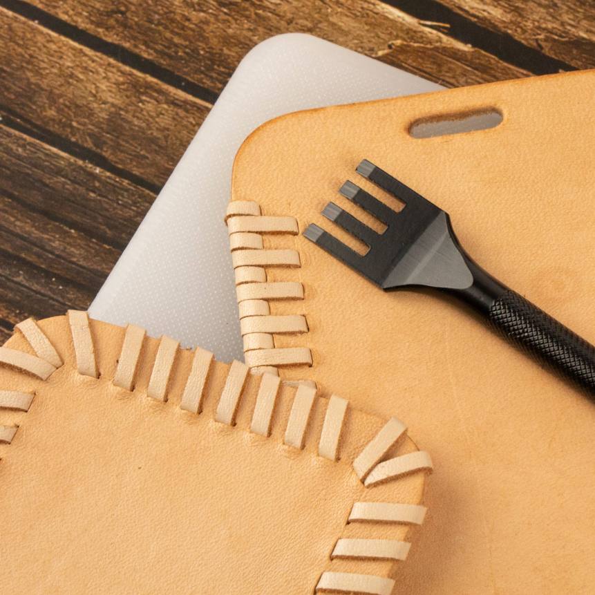 Tenedor plano para coser tireta Ivan Leathercraft