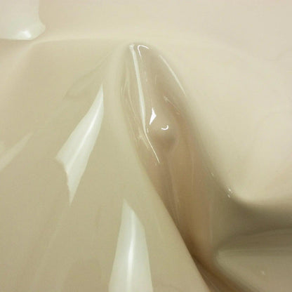 Trozo de piel charol crema - La Tendeta del Cuero
