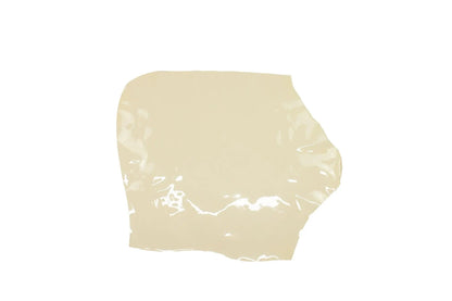 Trozo de piel charol crema - La Tendeta del Cuero