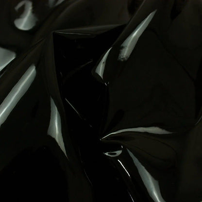 Trozo de piel charol negro - La Tendeta del Cuero