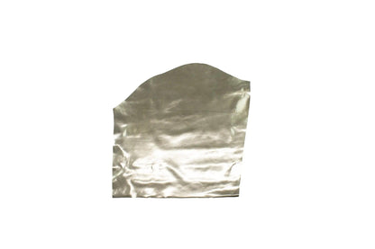 Trozo de piel charol plata metalizado - La Tendeta del Cuero