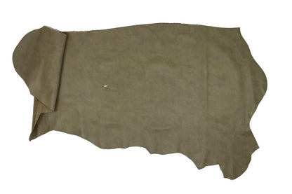 Piel de vacuno grabado taupe ahumado - La Tendeta del Cuero
