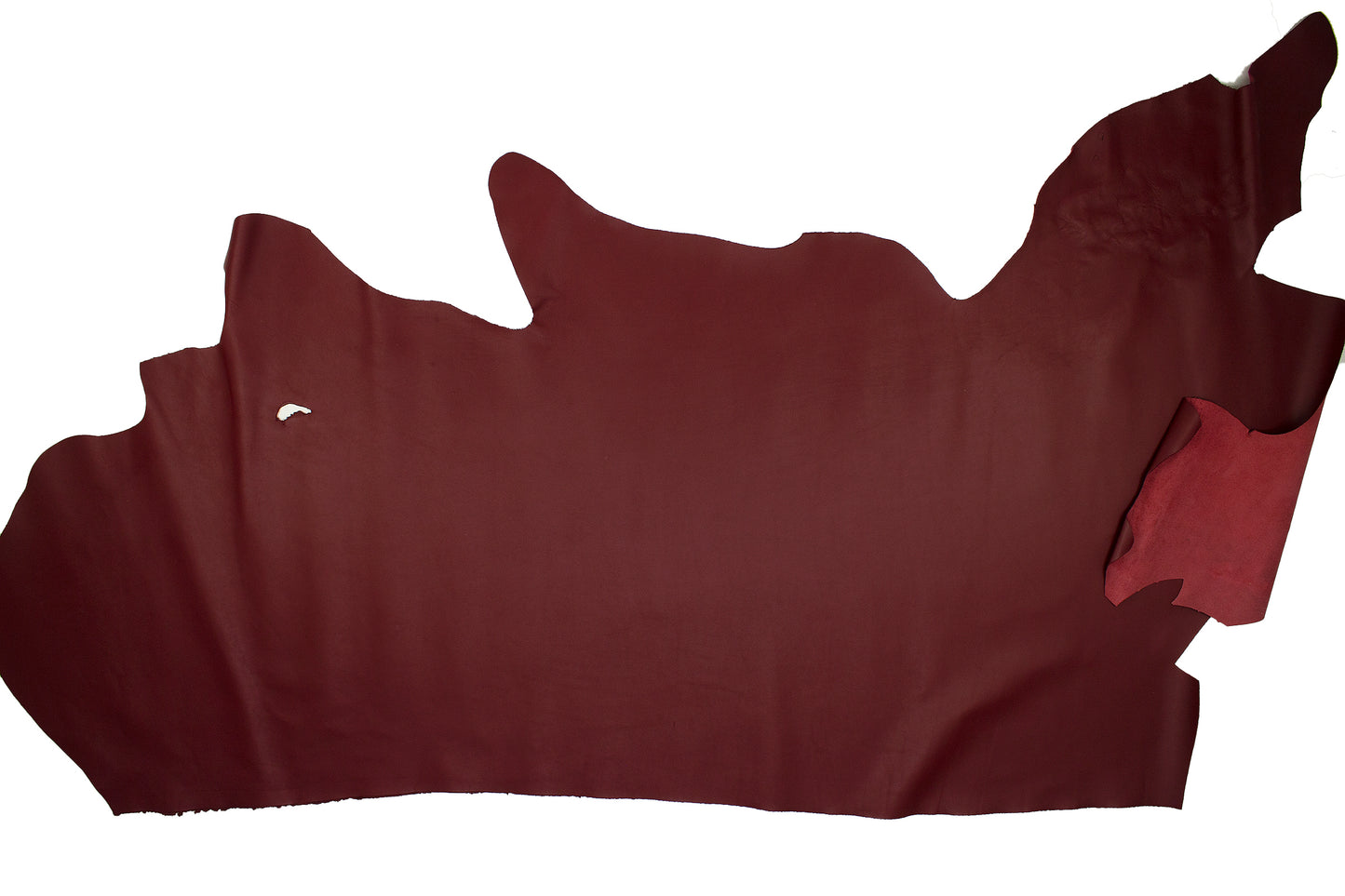 Piel de vacuno rojo oscuro