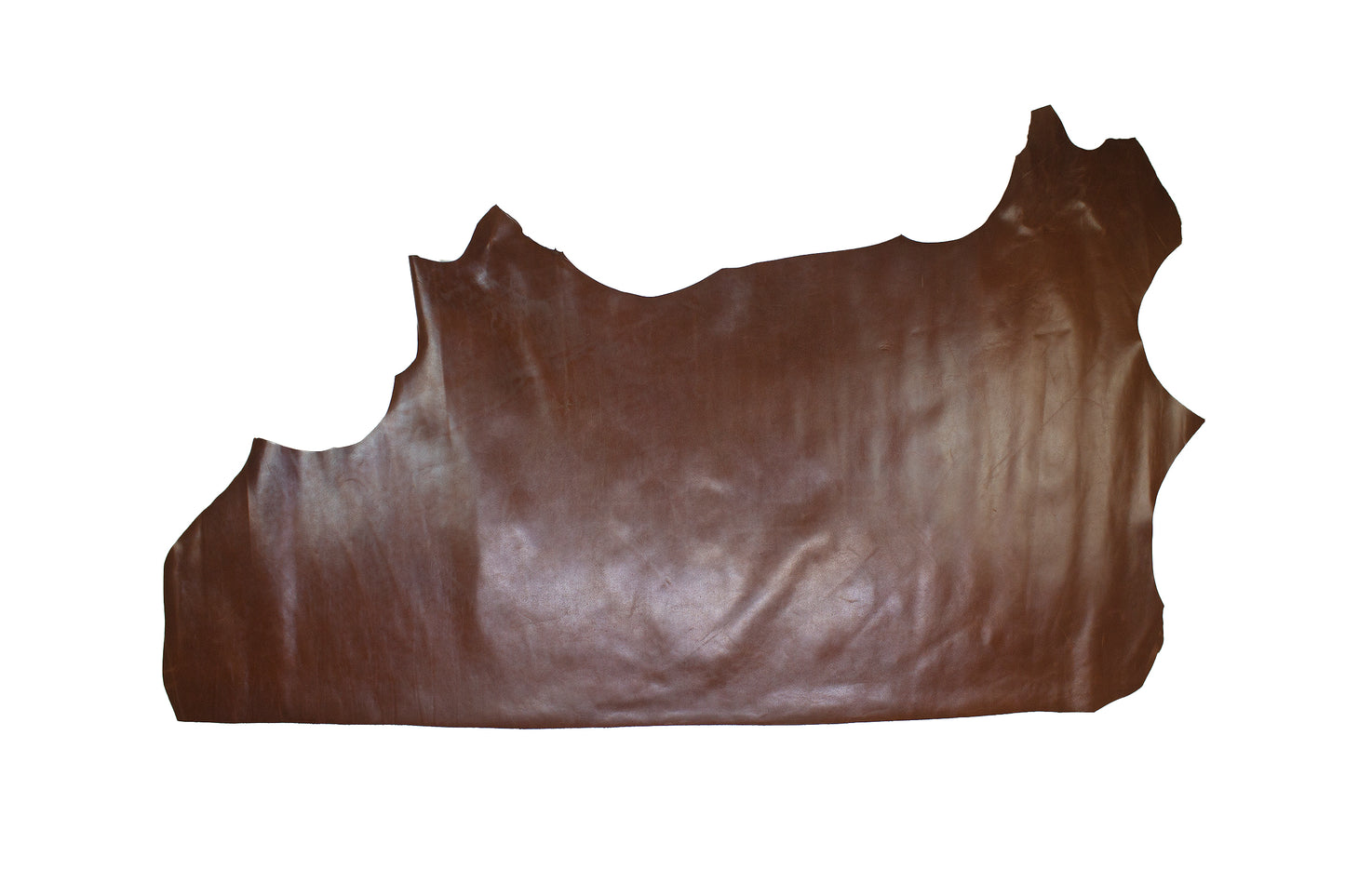 Piel de vacuno marron tabaco brillo