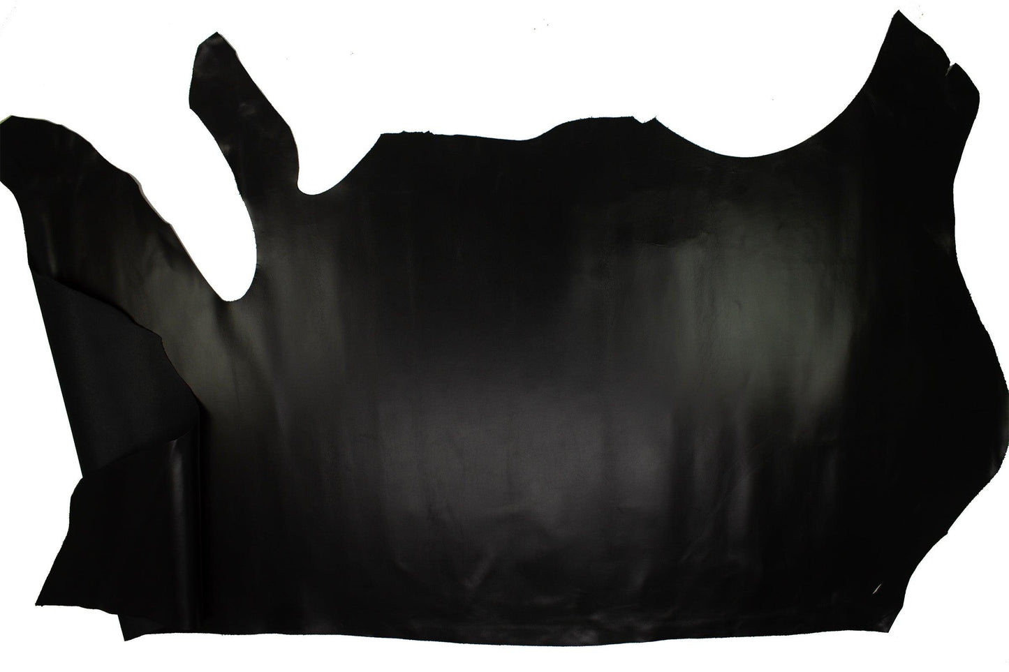 Piel de vacuno negro brillo