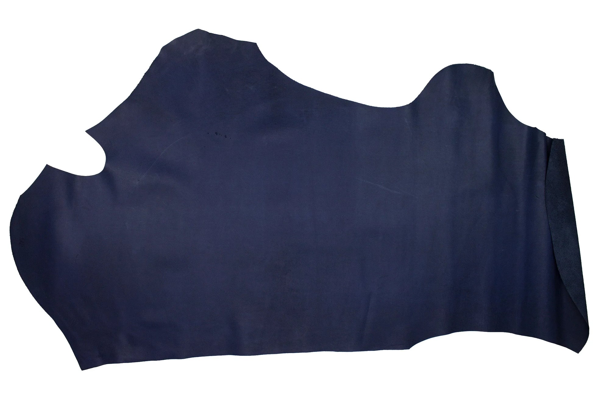 Piel de vacuno rustico azul jeans mate - La Tendeta del Cuero