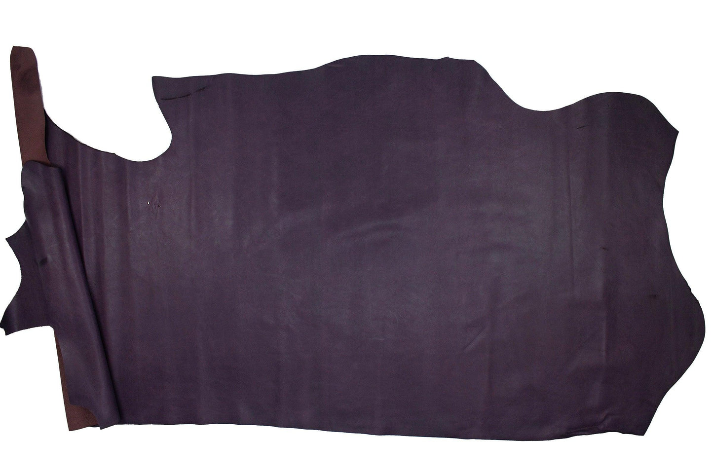 Self-shining purple cowhide