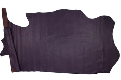 Self-shining purple cowhide