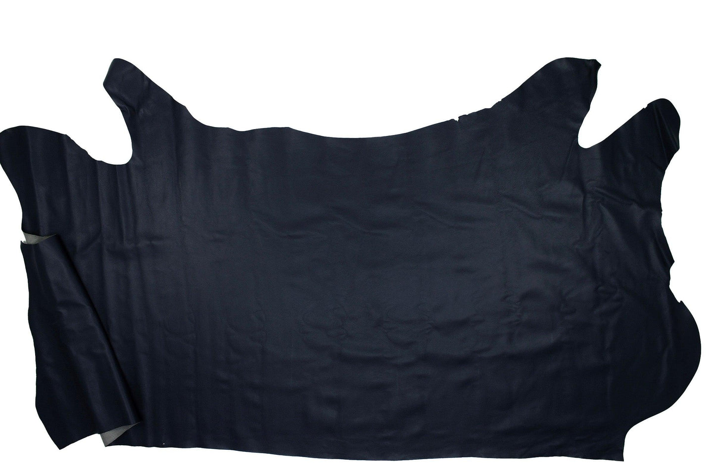 Piel de vacuno bombeado azul oscuro