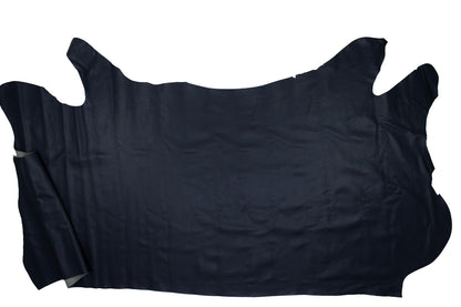 Dark blue pumped cowhide