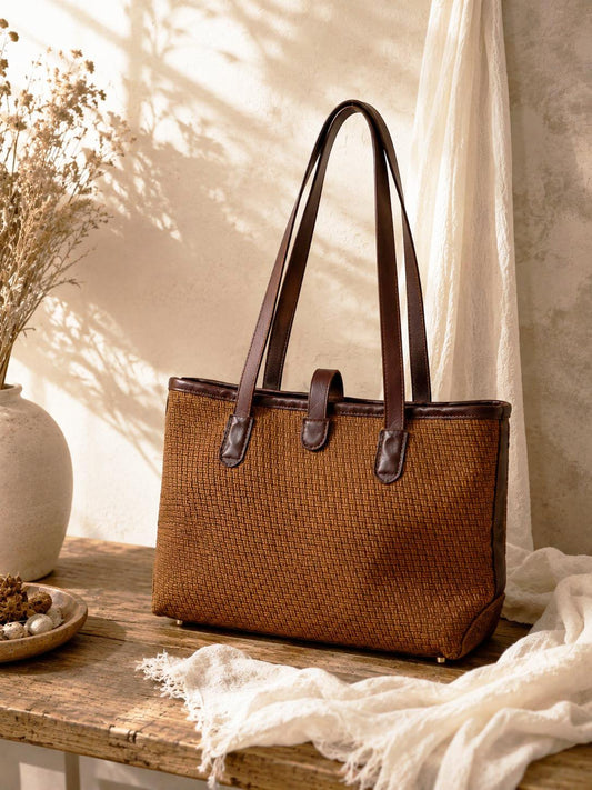 Shopper bag template with base