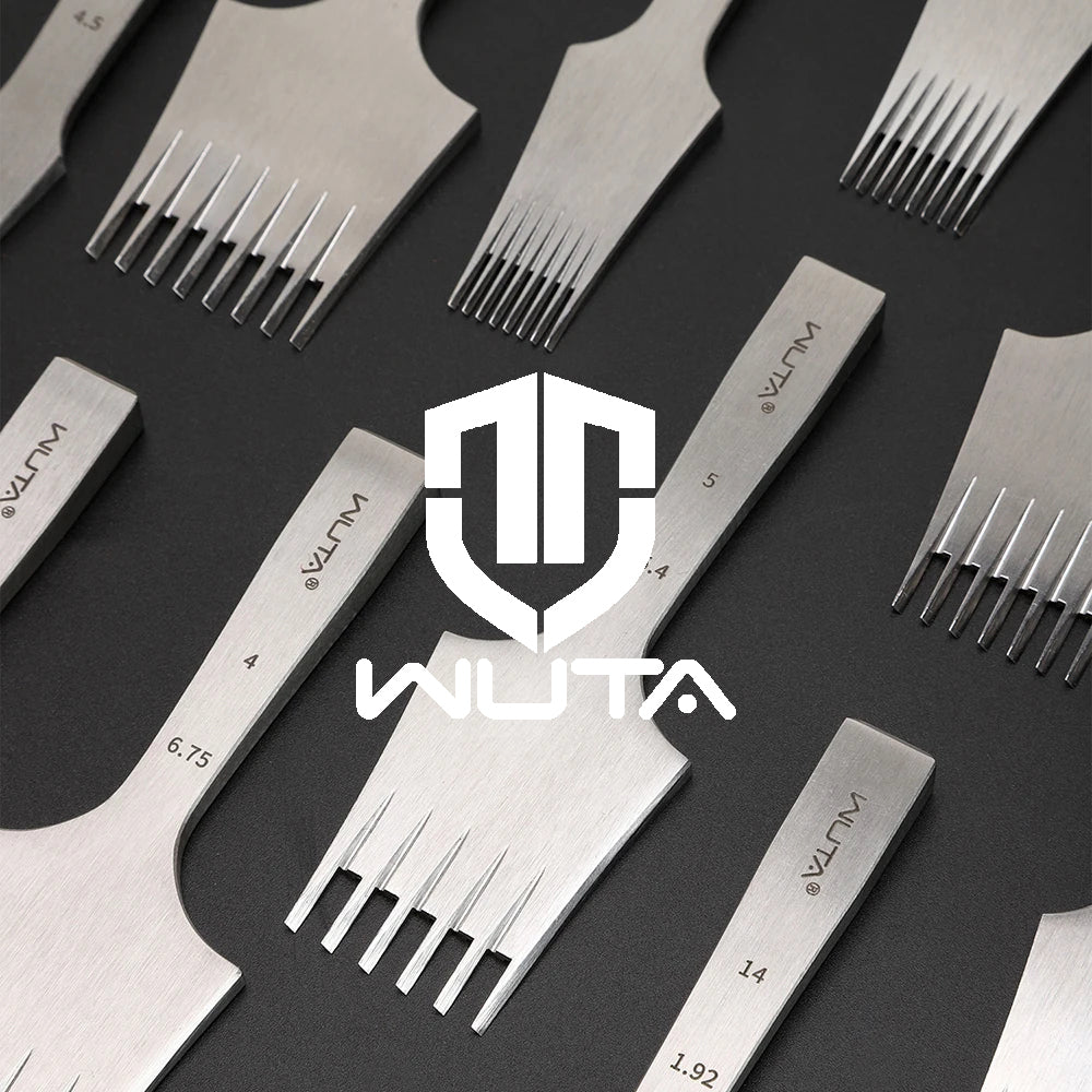 Tenedores para coser cuero estilo frances WUTA