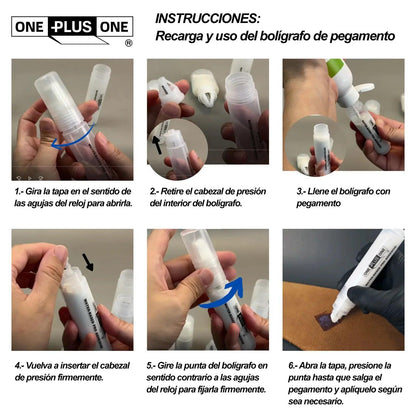 Pegamento para cuero ONE PLUS ONE - La Tendeta del Cuero