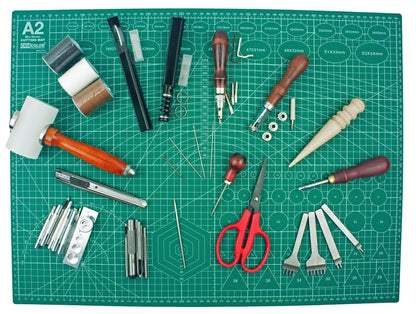 Kit iniciación a la artesania en cuero - Avanzado - La Tendeta del Cuero