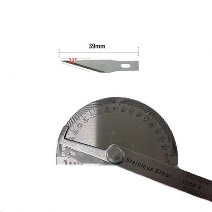 Cutter de precision + 10 cuchillas - La Tendeta del Cuero