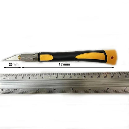 Cutter de precision + 10 cuchillas - La Tendeta del Cuero