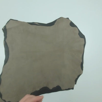 Piel de ante gris topo
